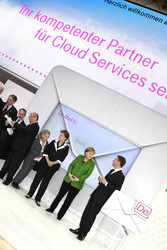 Dilma Rousseff, Angela Merkel, René Obermann