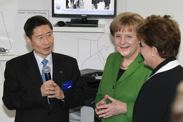 Sunny Lee, Angela Merkel, Dilma Rousseff