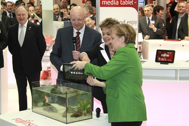 Rolf Schwirz, Angela Merkel, Dilma Rousseff