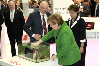 Rolf Schwirz, Angela Merkel, Dilma Rousseff