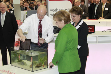 Rolf Schwirz, Angela Merkel, Dilma Rousseff