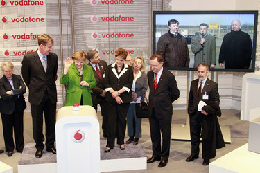 Friedrich Joussen, Angela Merkel, Dilma Rousseff, Stephan Weil