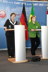 Dilma Rousseff, Angela Merkel