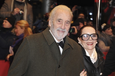 Christopher Lee mit Gattin Gitte