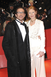 Oskar Roehler mit Gattin Alexandra Fischer-Roehler