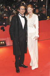 Oskar Roehler mit Gattin Alexandra Fischer-Roehler