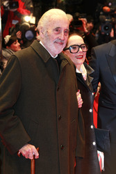 Christopher Lee mit Gattin Gitte