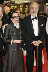 Christopher Lee mit Gattin Gitte