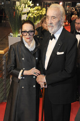 Christopher Lee mit Gattin Gitte