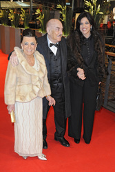 Artur Brauner mit Gattin Maria, Alice Brauner