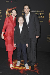 Annika de Buhr mit ihrem Lebensgefährten Jan Weitendorf und Sohn Moritz