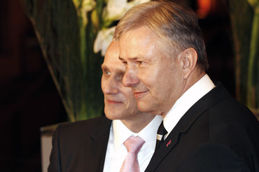 Klaus Wowereit mit Lebensgefährte Jörn Kubicki