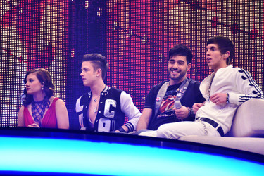 Vanessa Krasniqi, Luca Hänni, Hamed Anousheh, Joey Heindle