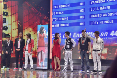 Daniele Negroni, Jesse Ritch, Kristof Hering, Vanessa Krasniqi, Luca Hänni, Hamed Anousheh, Joey Heindle