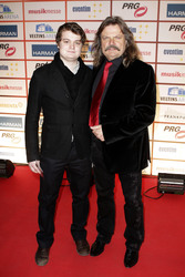 Leslie Mandoki mit Sohn Gabor