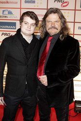 Leslie Mandoki mit Sohn Gabor