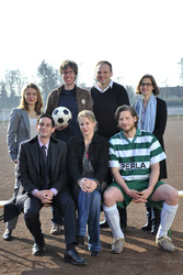 stehend: Christina Bentlage, Stefan Hering, Torsten Reglin, Roswitha Ester - sitzend: Christoph Bach, Bernadette Heerwagen, Sebastian Ströbel