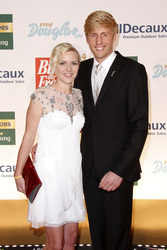 Maxi Arland mit Ehefrau Andrea Klappert