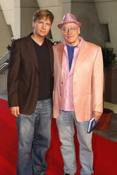 Rosa von Praunheim mit Freund Oliver Sechting