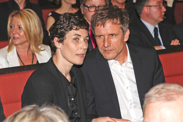 Nina Kunzendorf mit Begleitung