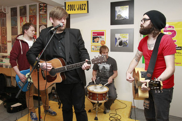 Andreas 'Becks' Becker, Nicholas Müller, Marco 'Hont' Hontheim, Sascha Eigner (Jupiter Jones)