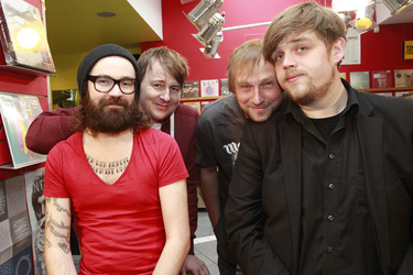 Sascha Eigner, Andreas 'Becks' Becker, Marco 'Hont' Hontheim, Nicholas Müller (Jupiter Jones)