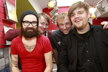 Sascha Eigner, Andreas 'Becks' Becker, Marco 'Hont' Hontheim, Nicholas Müller (Jupiter Jones)