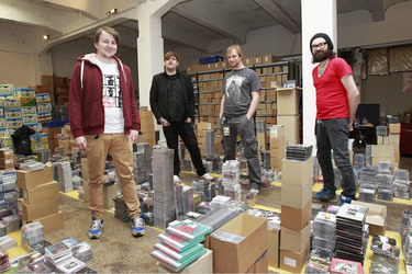 Andreas 'Becks' Becker, Nicholas Müller, Marco 'Hont' Hontheim, Sascha Eigner (Jupiter Jones)