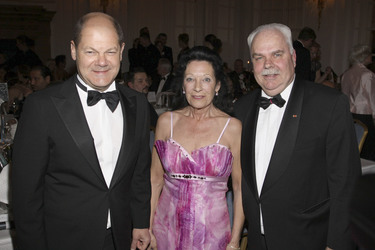 Olaf Scholz, Günter Ehnert mit Ehefrau Marianne