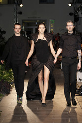 Niklas Kauffeld, Matthias Jahn mit Model