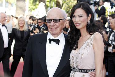 Rupert Murdoch mit Gattin Wendi Deng Murdoch