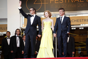 Brad Pitt, Jessica Chastain, Sean Penn