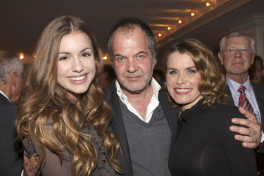 Marek Erhardt, Andrea Lüdke mit Tochter Lilly