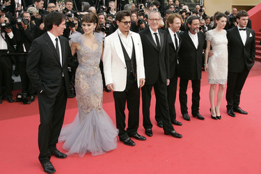 Rob Marshall, Penélope Cruz, Johnny Depp, Geoffrey Rush, Jerry Bruckheimer, Ian McShane, Astrid Bergès-Frisbey, Sam Claflin