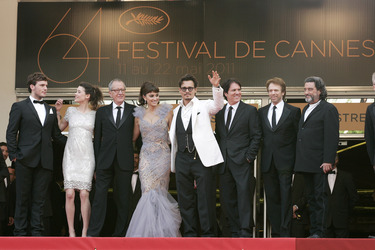 Sam Claflin, Astrid Bergès-Frisbey, Geoffrey Rush, Penélope Cruz, Johnny Depp, Rob Marshall, Jerry Bruckheimer, Ian McShane