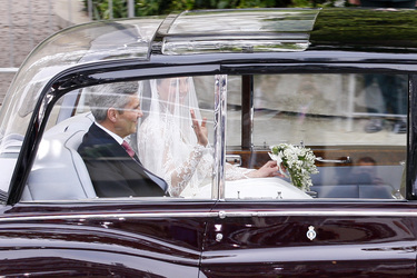 Catherine 'Kate' Middleton mit ihrem Vater Michael Middleton