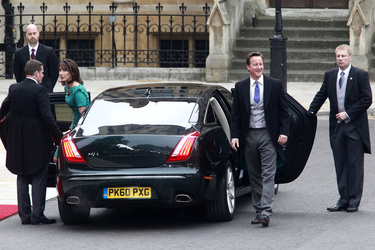 David Cameron mit Gattin Samantha
