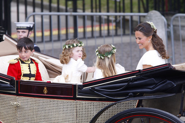 William Lowther-Pinkerton, Lady Louise Windsor, Pippa Middleton