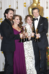 Christina Bale, Natalie Portman, Melissa Leo, Colin Firth