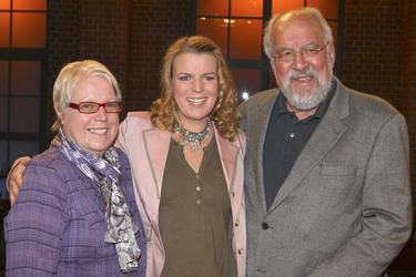 Mirja Boes mit Eltern