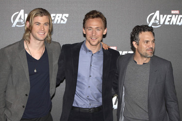 Chris Hemsworth, Tom Hiddleston, Mark Ruffalo