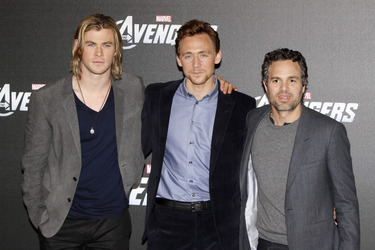 Chris Hemsworth, Tom Hiddleston, Mark Ruffalo