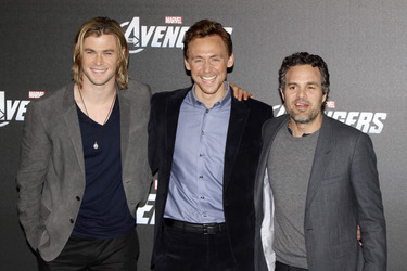 Chris Hemsworth, Tom Hiddleston, Mark Ruffalo