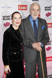 Christopher Lee mit Ehefrau Gitte