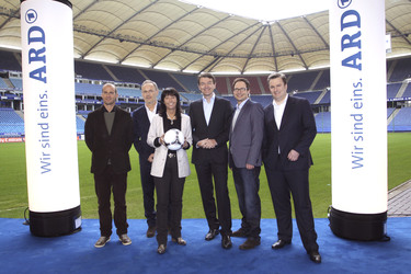 Mehmet Scholl, Reinhold Beckmann, Sabine Töpperwien, Joerg Schönenborn, Matthias Opdenhövel, Axel Balkausky