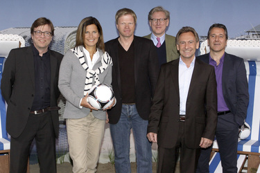 Béla Réthy, Katrin Müller-Hohenstein, Oliver Kahn, Theo Koll, Dieter Gruschwitz, Christoph Hamm