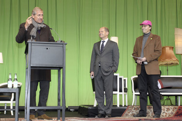 Ulrich Wickert, Olaf Scholz, Jörg Pfuhl