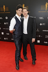 Marco Kreuzpaintner mit Ehemann Gilardi