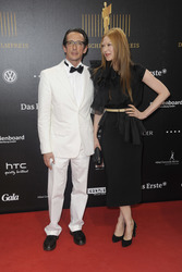 Oskar Roehler mit Gattin Alexandra Fischer-Roehler