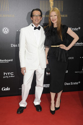 Oskar Roehler mit Gattin Alexandra Fischer-Roehler